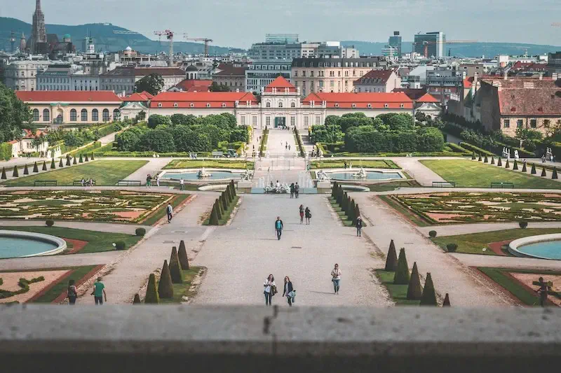 Belvedere Palace in Austria