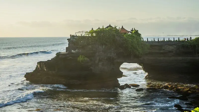 Beautiful sea arch view in Bali