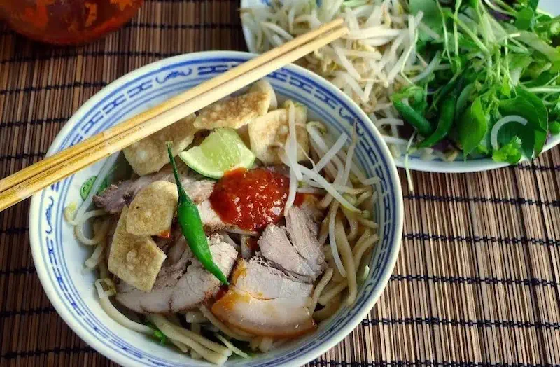 Cao Lau noodles in Hoi An, Vietnam
