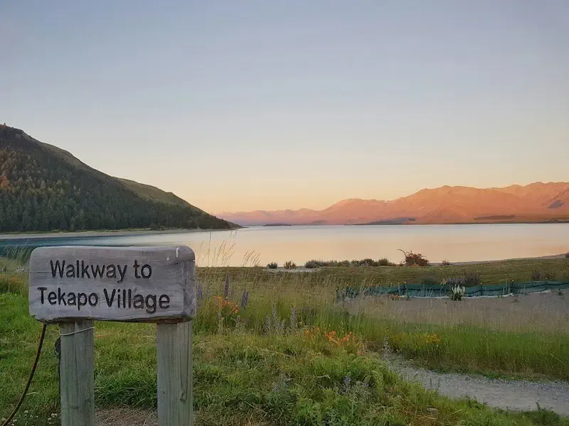 Scenic view of Lake Tekapo
