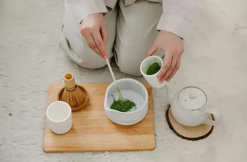 Matcha tea ceremony in Kyoto, Japan